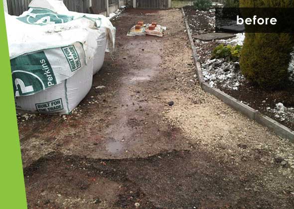 Intex projects - Driveway - before